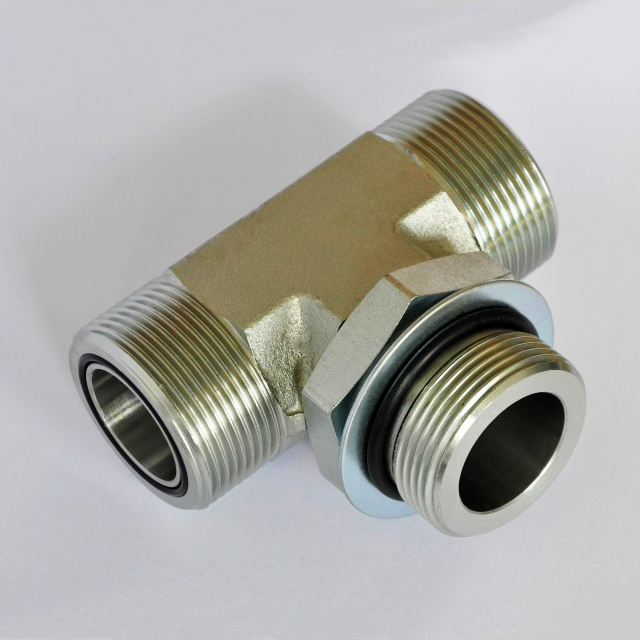 FS6803 ORFS tube ends / straight thread O-ring SAE 520429 metal part with thread