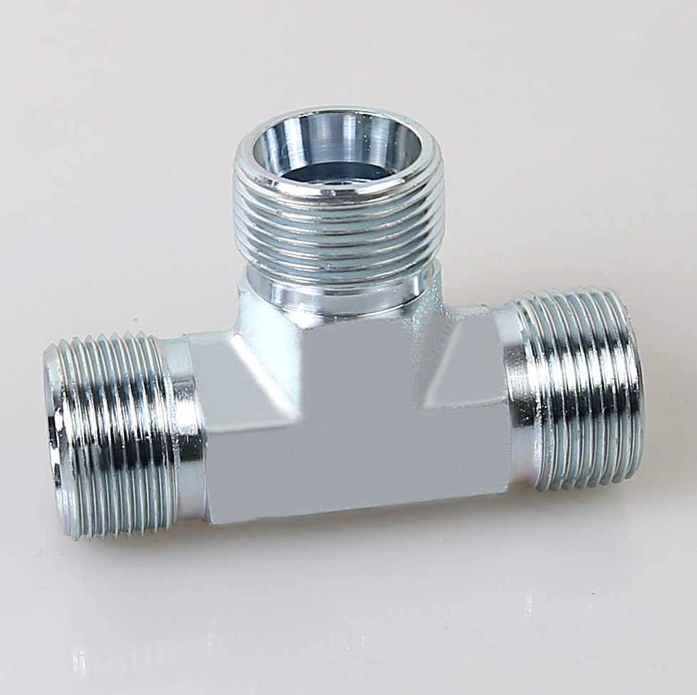 AB BSP MALE 60°SEAT TEE hydraulic hose fittings