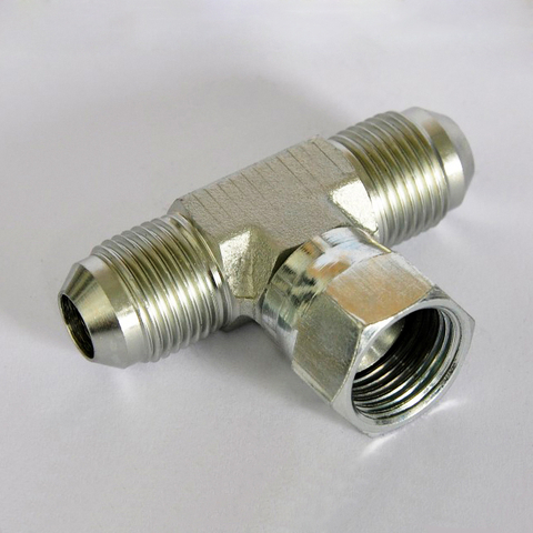 BJ JIC MALE 74° CONE/ JIC FEMALE BRANCH TEE aerospace hydraulic fittings