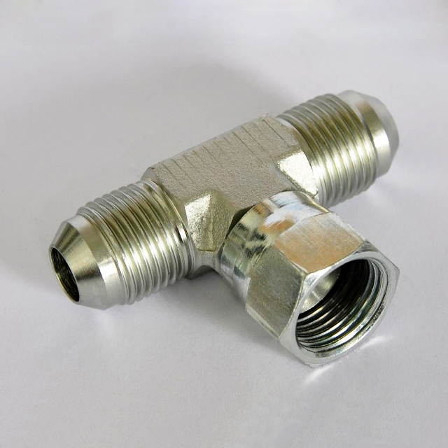BJ JIC MALE 74° CONE/ JIC FEMALE BRANCH TEE aerospace hydraulic fittings
