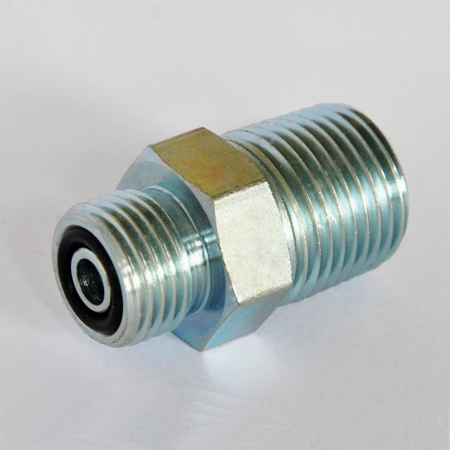 FS2404 Male Pipe Connector ORFS tube end / male pipe end hydraulic coupling flat faced