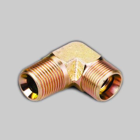 1DT9 90°METRIC MALE 24°/ BSPT MALE 60° hydraulic connector metric