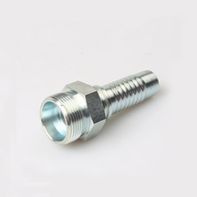 10411 Straight METRIC MALE 24°CONE SEAT Suction Hose Crimp Fittings