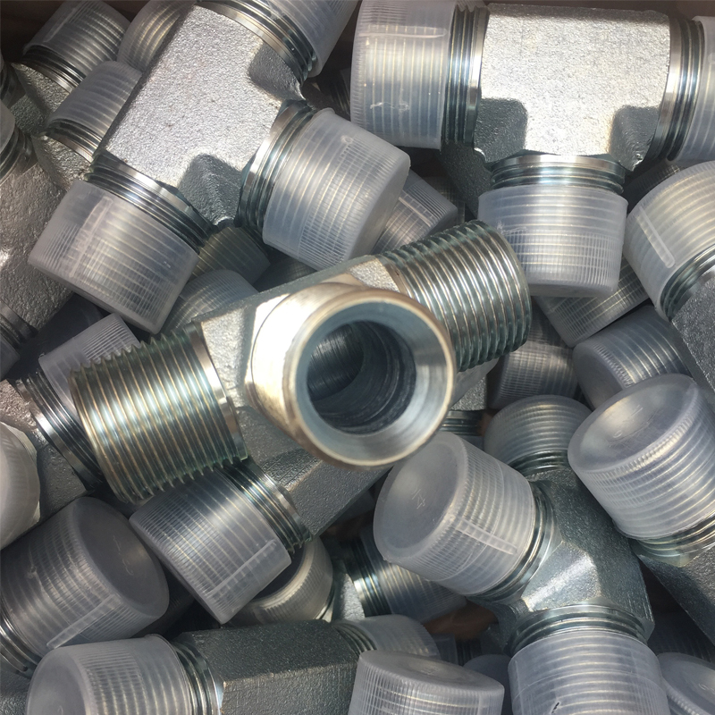 AB BSP MALE 60°SEAT TEE hydraulic hose fittings