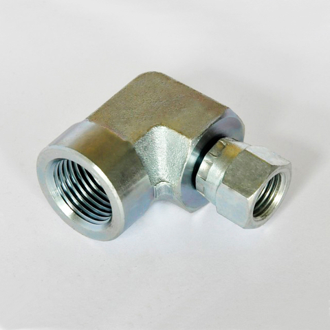 6503 Female Pipe Thread / Female JIC 90° valves and fittings