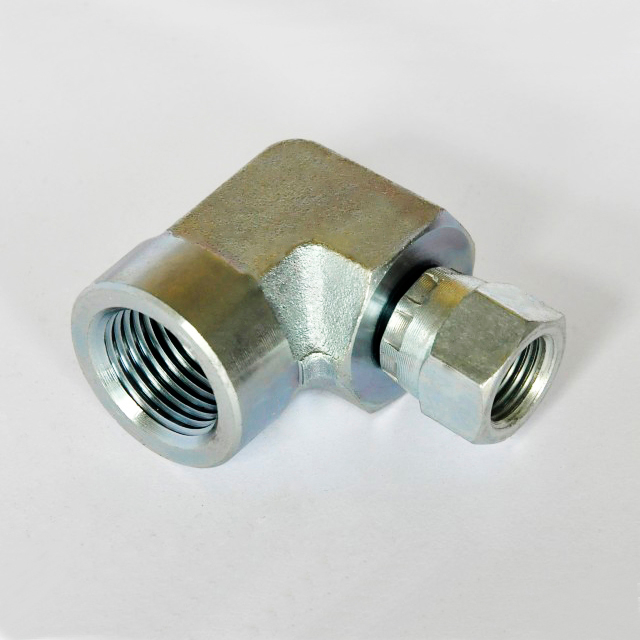 6503 Female Pipe Thread / Female JIC 90° valves and fittings