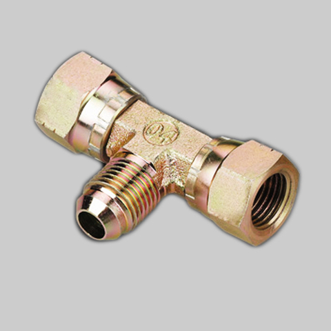 EJ JIC FEMALE 74° SEAT/ JIC MALE 74°CONE BRANCH tee tube connector